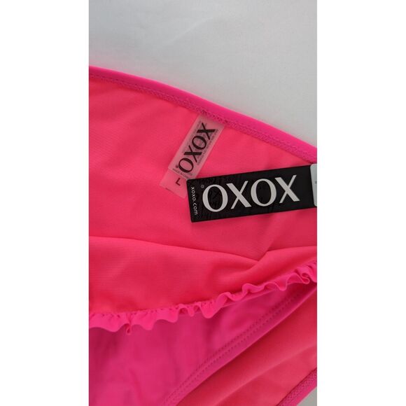 Pink Bikini Bottom Side Tie XOXO Swimear - Picture 6 of 8